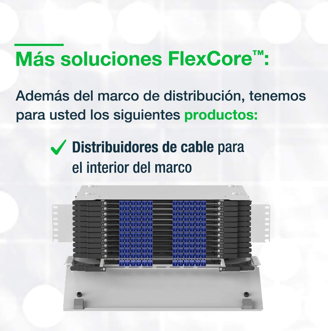 PanduitLATAM's tweet image. La línea #FlexCore genera un sistema completo de distribución de fibra al interior del Centro de Datos. Con distribuidores, casetes, organizadores y más, esta solución modular es sencillamente genial.
pandu.it/41pmAXb
#AltaDensidad #SolucionesPanduit #ConozcaPanduit