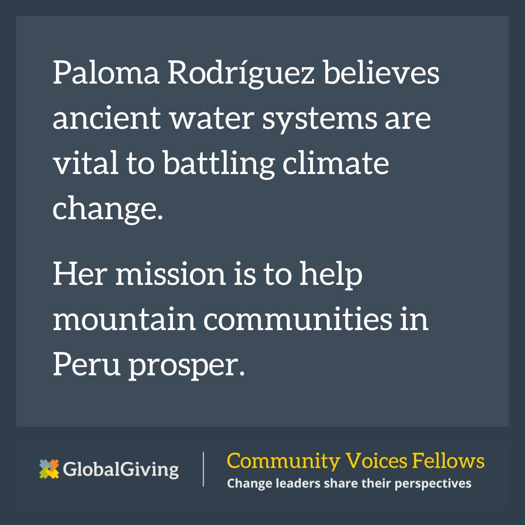 Paloma Rodríguez is a specialist in communication for development. She offers unique insight into how best to address the challenge of #climate change in the #Peruvian Andes. Learn how Paloma is using lessons from the past to combat the climate #crisis. bit.ly/41q9jxm