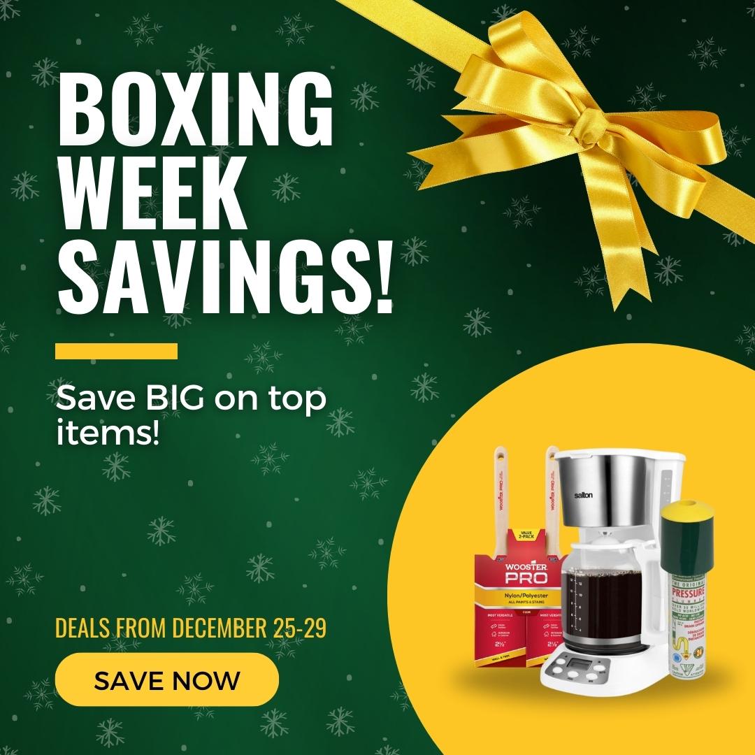 Our Boxing week savings are here! Save on key items for your facility from December 25-29, 2023.

Shop the deals: hdsupplysolutions.ca/category/seaso…

#boxingweek #boxingday #savings #mro #b2b #plumbing #hvac #tools #janitorial #facilitiesmaintenance