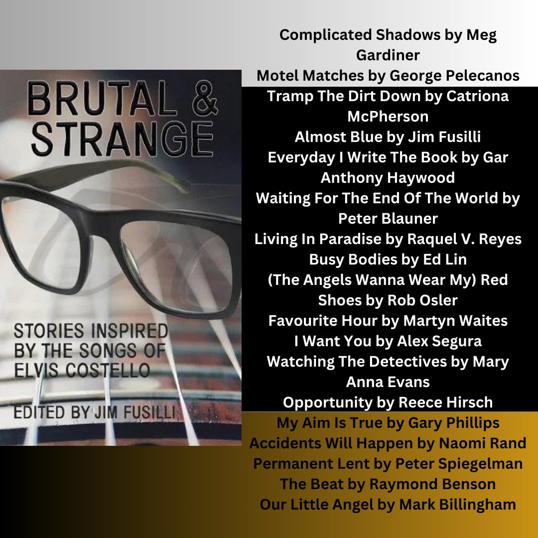 #availablenow @ElvisCostello #shortstories @MegGardiner1 @jimfusillibooks @MarkBillingham @MaryAnnaEvans @alex_segura @garhaywood @robertchow @RobOsler @MartynWaites @maryannaevans @ReeceHirsch @naomirand @P_Spiegelman @RaymondBenson @CatrionaMcP > tinyurl.com/yeyuf5ma