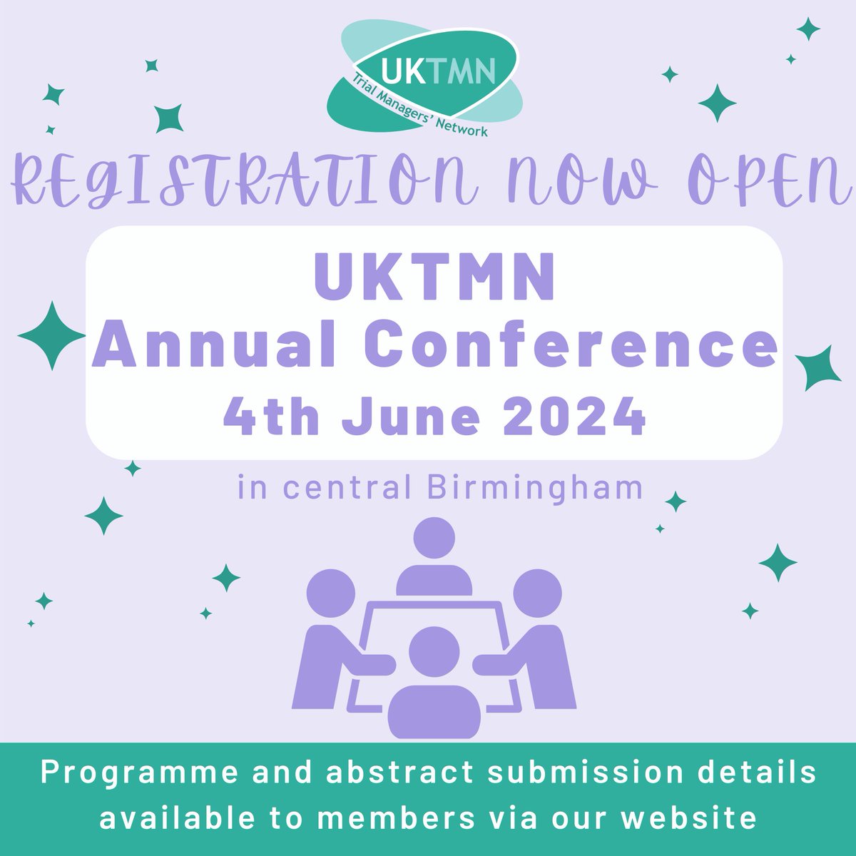 📢REGISTRATION NOW OPEN📢
We are delighted to open registration for UKTMN Annual Conference 2024! A fantastic programme tailored to #trialmanagement. Members can see the programme and abstract submission details at tmn.ac.uk/events/uktmn-a…