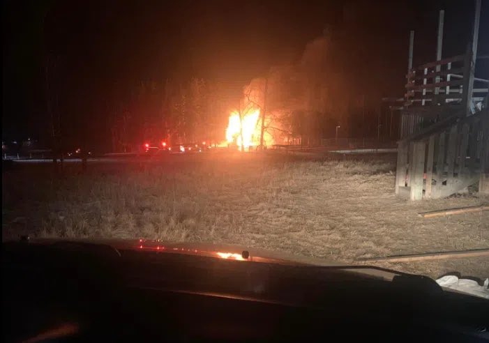 Another Catholic Church burnt in Northern Alberta Sunday Again no arrests by Ottawa’s RCMP Justin Trudeau’s reconciliation has certainly empowered arsonist #AlbertaSeparation