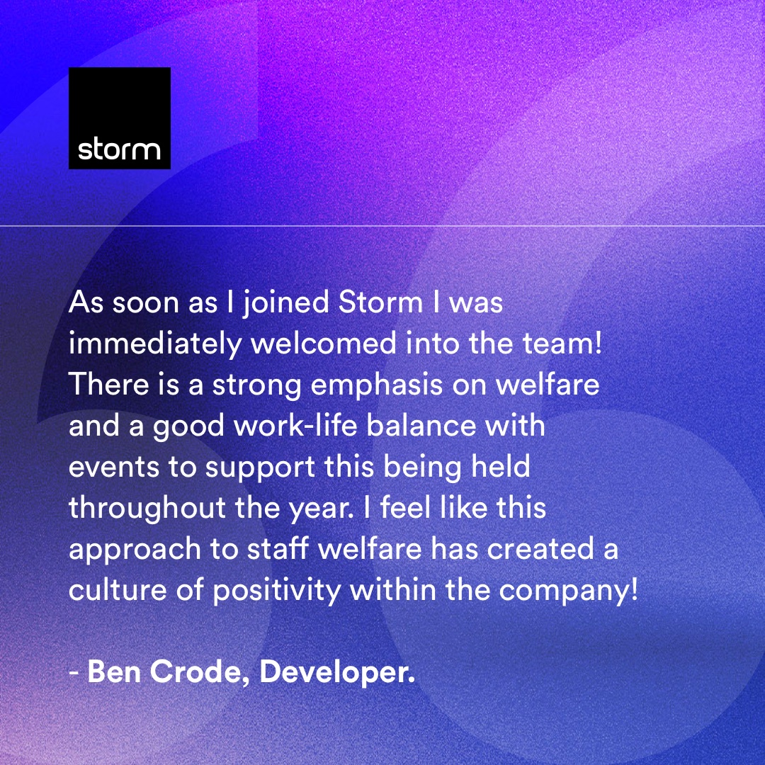 stormUK's tweet image. Team testimonial! Developer Ben joined Storm this year and we think he&apos;s a fan.  

If you&apos;re a mid/ senior full stack developer looking for an awesome company to work at in 2024 then you should check out our job vacancy here 👇 stormconsultancy.co.uk/jobs/mid-senio…… 
#rubyonrailsdeveloper