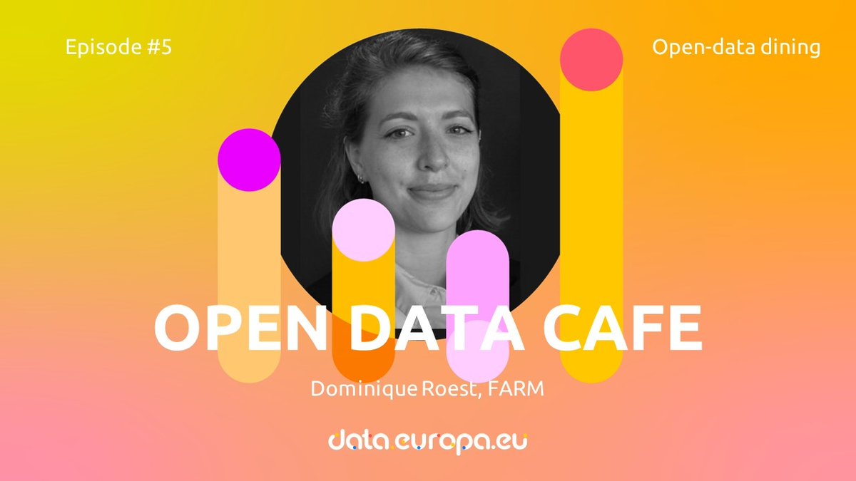 The fifth episode of the #OpenDataCafe podcast is out! Guest speaker Dominique Roest shares the incredible journey of the FARM project. Learn how data can empower small-hold farmers and more!

🎧Listen here europa.eu/!kHjv9r
#EUOpenData @EU_ope...