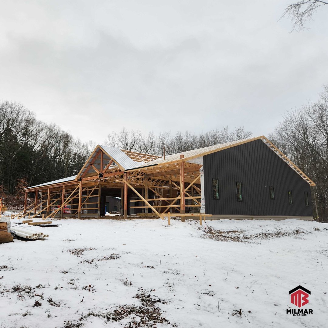🏡 Crafting a 76' x 48' Post Frame Home 🛠️
📍 La Porte, IN
#DreamHome #PostFrameConstruction #LaPorteLiving #CraftingMemories