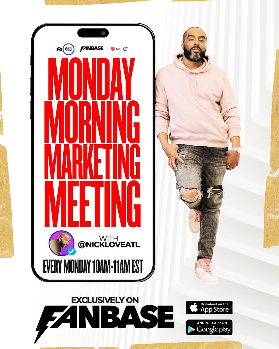 TODAY: We’re talking books, magazines, articles, etc that you should be reading to get you ready for 2024! Let’s end the year strong at 10am EST with the Monday Morning Marketing Meeting exclusively on @fanbaseapp!