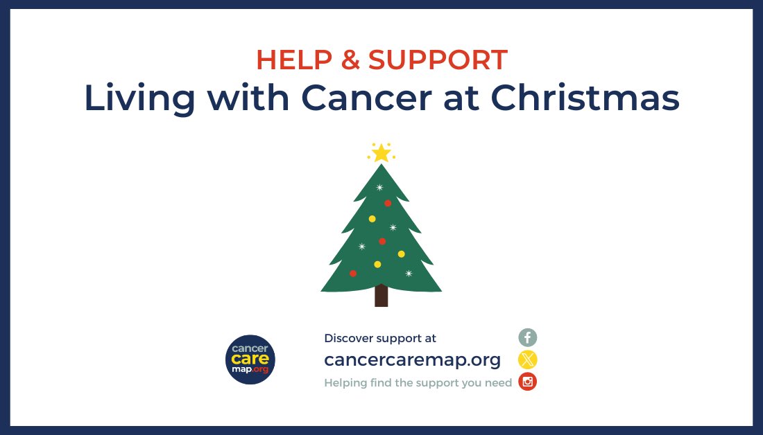 With Christmas just one week away, for those living with cancer, it’s not always a season of rest and relaxation. The good news is that there is still help at hand with helplines and online support available throughout the Christmas and New Year break: cancercaremap.org/article/help-s…