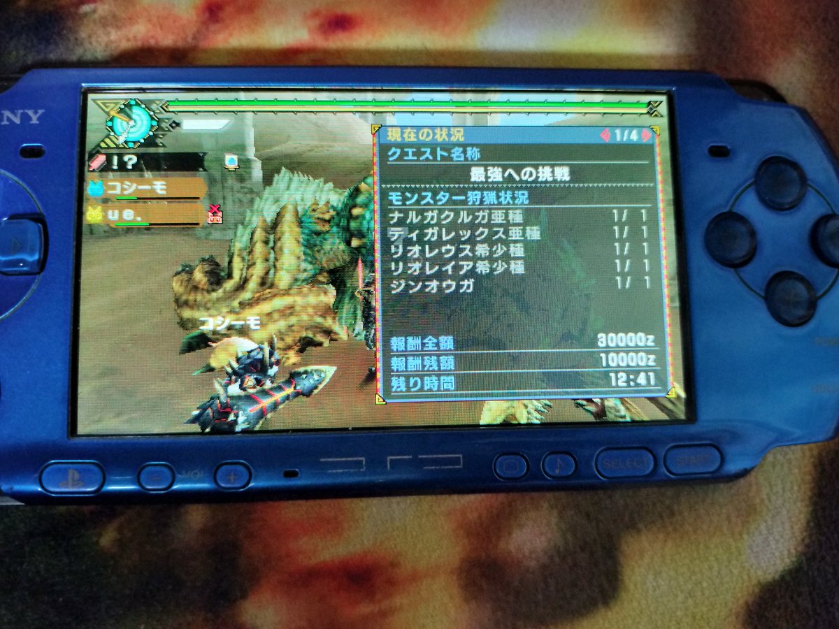 sky_waiwai's tweet image. どんなもんじゃぃ！俺が最強じゃい
まぁ今どきモンハン3rd
やってるやついないと思うけどw

#MH3rd