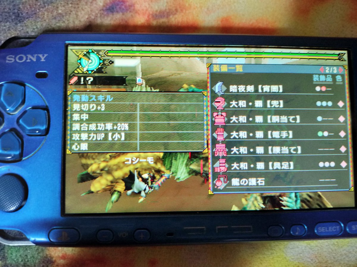 sky_waiwai's tweet image. どんなもんじゃぃ！俺が最強じゃい
まぁ今どきモンハン3rd
やってるやついないと思うけどw

#MH3rd