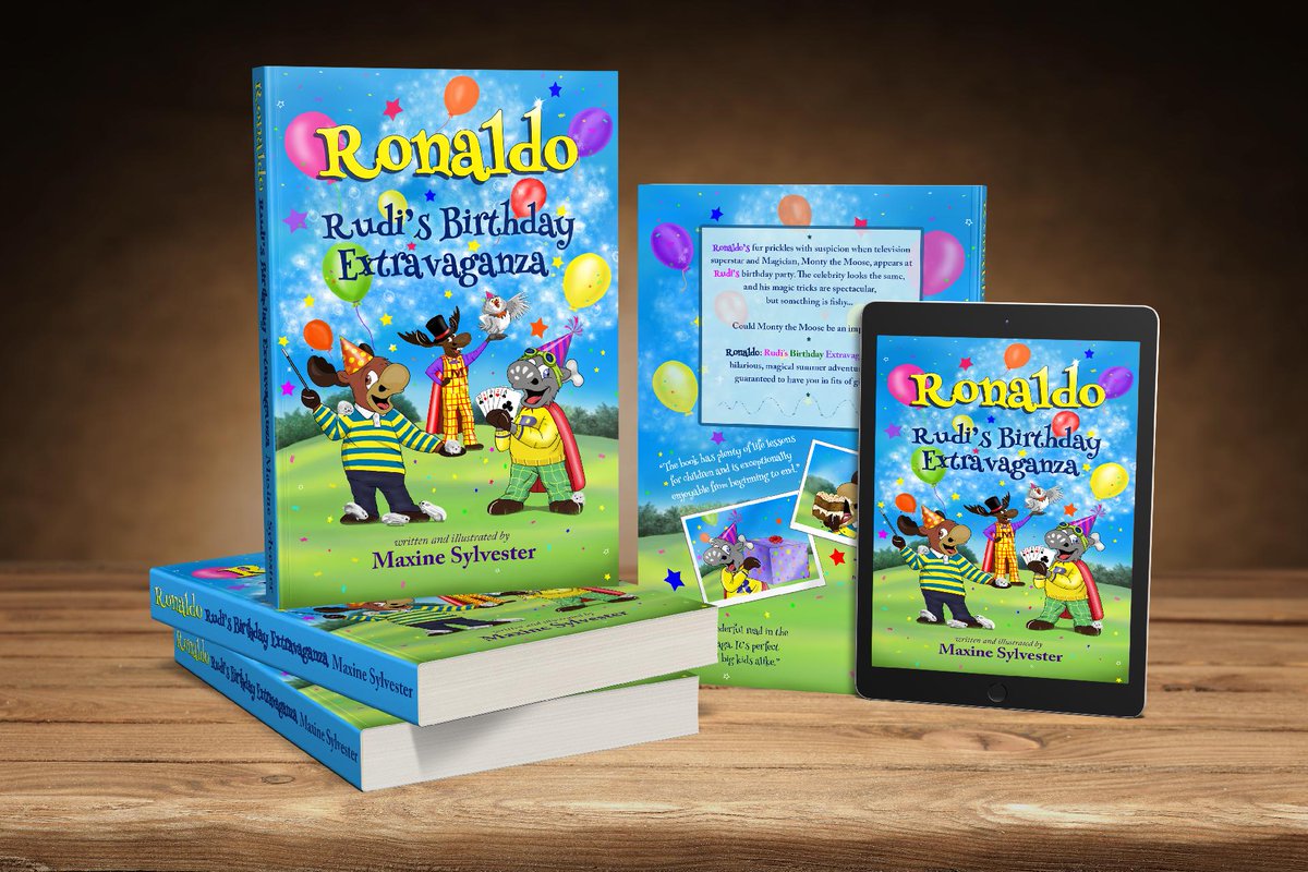 flyingronaldo's tweet image. Ronaldo&apos;s magic-filled summer adventure is here! When a magician cancels his friend&apos;s party, Ronaldo sets out on a quest that teaches him the real magic of kindness and friendship.
A must-read for young readers aged 6-9! 

amazon.com/dp/B075ZX3H9T
#KidsBooks #MagicalAdventure