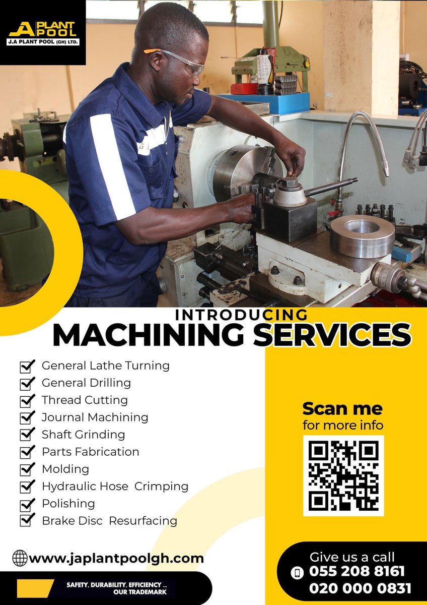 KwameJudah's tweet photo. Need a vehicle check-up? @JAPPGH, our Light-Duty Vehicle Services have got you covered! From electronic system diagnosis to air conditioning servicing, we ensure your vehicle is road-ready. 🚗🔍 #VehicleCheckup #CarCareExperts
#JAPlantPool @Follwers #24HourEconomy https://t.co/5vfcDigq0G