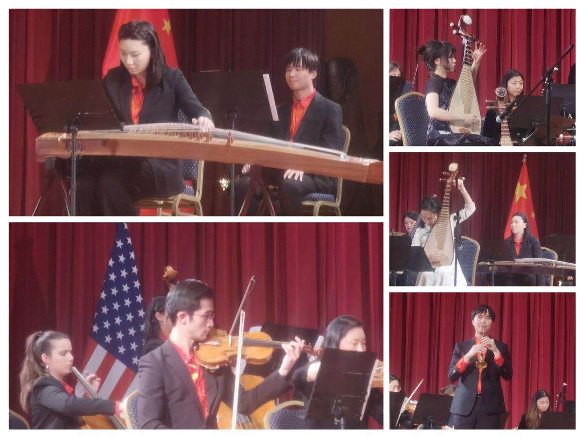 Great to have @BardCollege East/West Ensemble at our embassy last Friday night. From Jasmine Flower to Turandot, from pipa to cello, they amazed us again with the power of music in connecting hearts and promoting dialogue. Bravo, everyone!