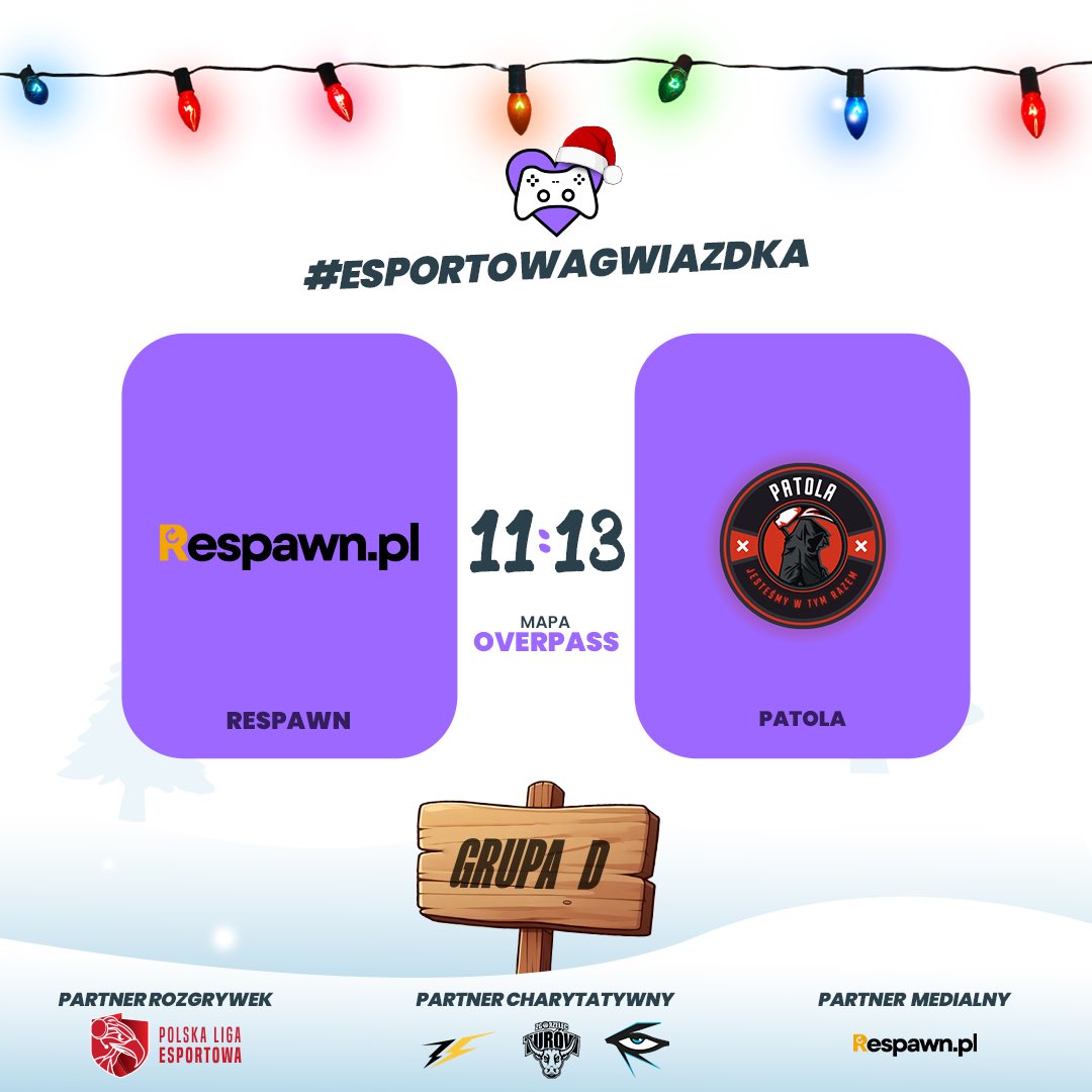 Co to było za MECZYCHO! 🔥

<a href="/PatolaEsport/">Patola Esport</a> wygrywa z <a href="/Respawn_pl/">Respawn.pl</a> 👊