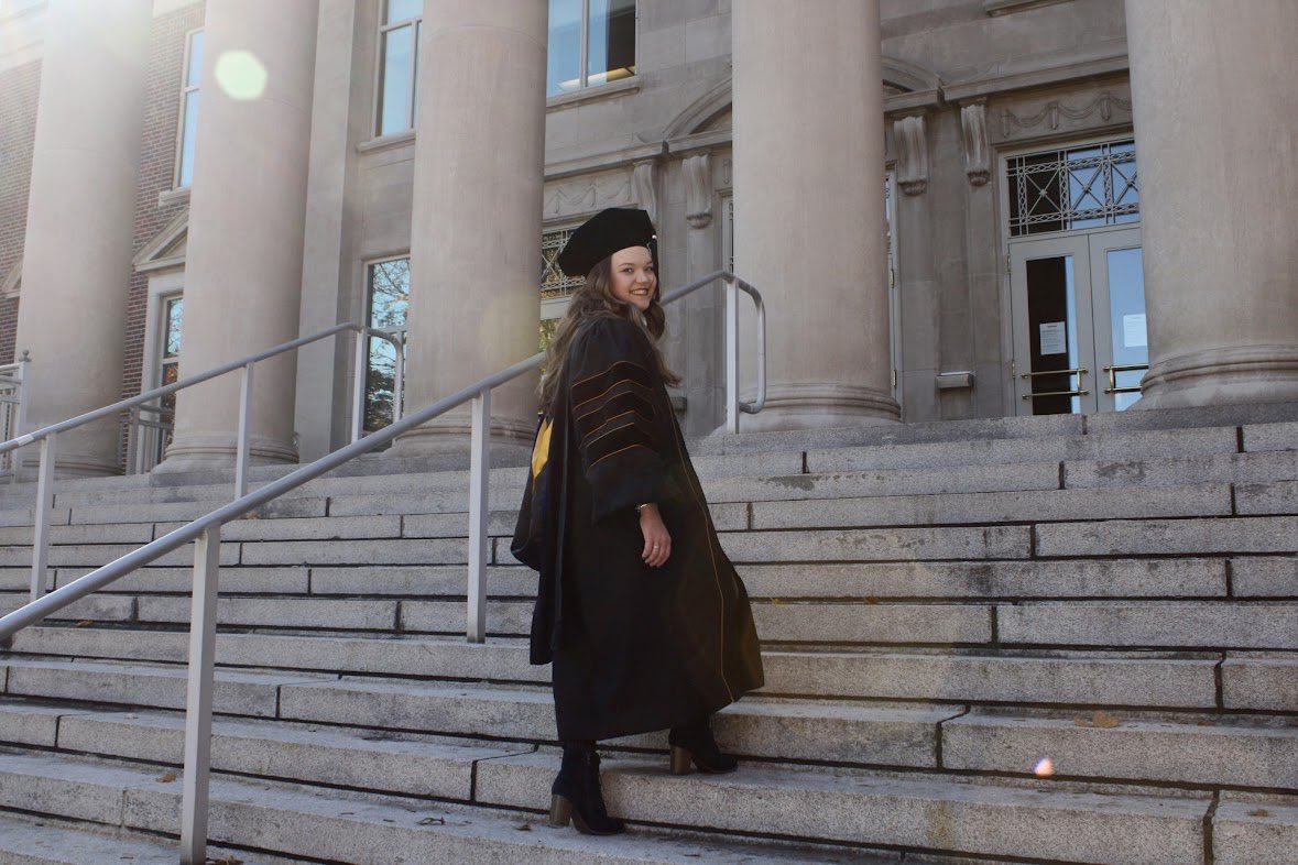 Dr. Emily David (@emily_david_) on Twitter photo It’s Dr. Emily David, Ph.D.!
This degree was made possible by the incredible support from my family and friends, my mentor, <a href="/Stahelin_Lab/">Stahelin Lab</a> and lab mates, <a href="/Purdue_MCMP/">Purdue Borch MCMP</a> dept., the <a href="/purduepharmacy/">Purdue Pharmacy</a>, and <a href="/MbtpPurdue/">PurdueMBTP</a> program.
Boiler up! <a href="/LifeAtPurdue/">Purdue University</a>
Photo by Chloe Smetanka It’s Dr. Emily David, Ph.D.!
This degree was made possible by the incredible support from my family and friends, my mentor, <a href="/Stahelin_Lab/">Stahelin Lab</a> and lab mates, <a href="/Purdue_MCMP/">Purdue Borch MCMP</a> dept., the <a href="/purduepharmacy/">Purdue Pharmacy</a>, and <a href="/MbtpPurdue/">PurdueMBTP</a> program.
Boiler up! <a href="/LifeAtPurdue/">Purdue University</a>
Photo by Chloe Smetanka
