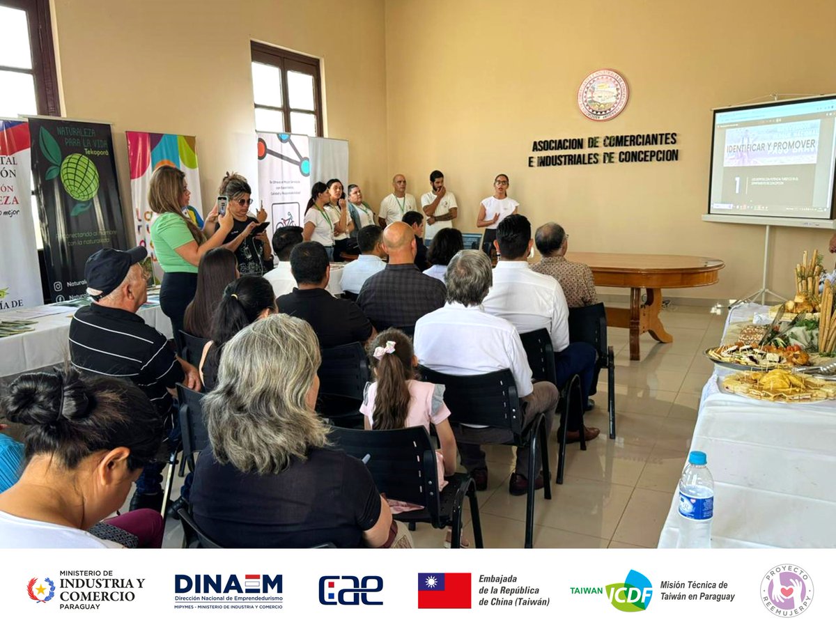reemujerpy's tweet photo. 📍 Visita al Centro de Apoyo a Emprendedores de Concepción y actividad del Open Day Empresarial "Conectando Oportunidades" organizada por el CAE de Concepción 🤩

@TW_Paraguay @taiwanicdfpy @MIC_PY https://t.co/1uDd5ilALH