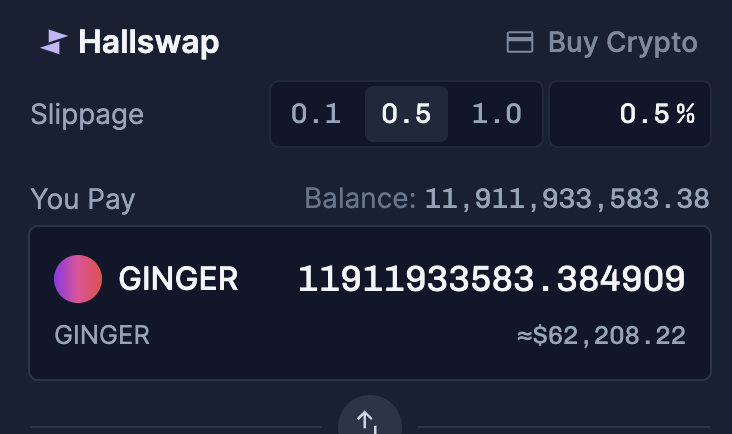 illustriousPRMR's tweet photo. My $GINGER will be worth $100k https://t.co/SojV1QzszI