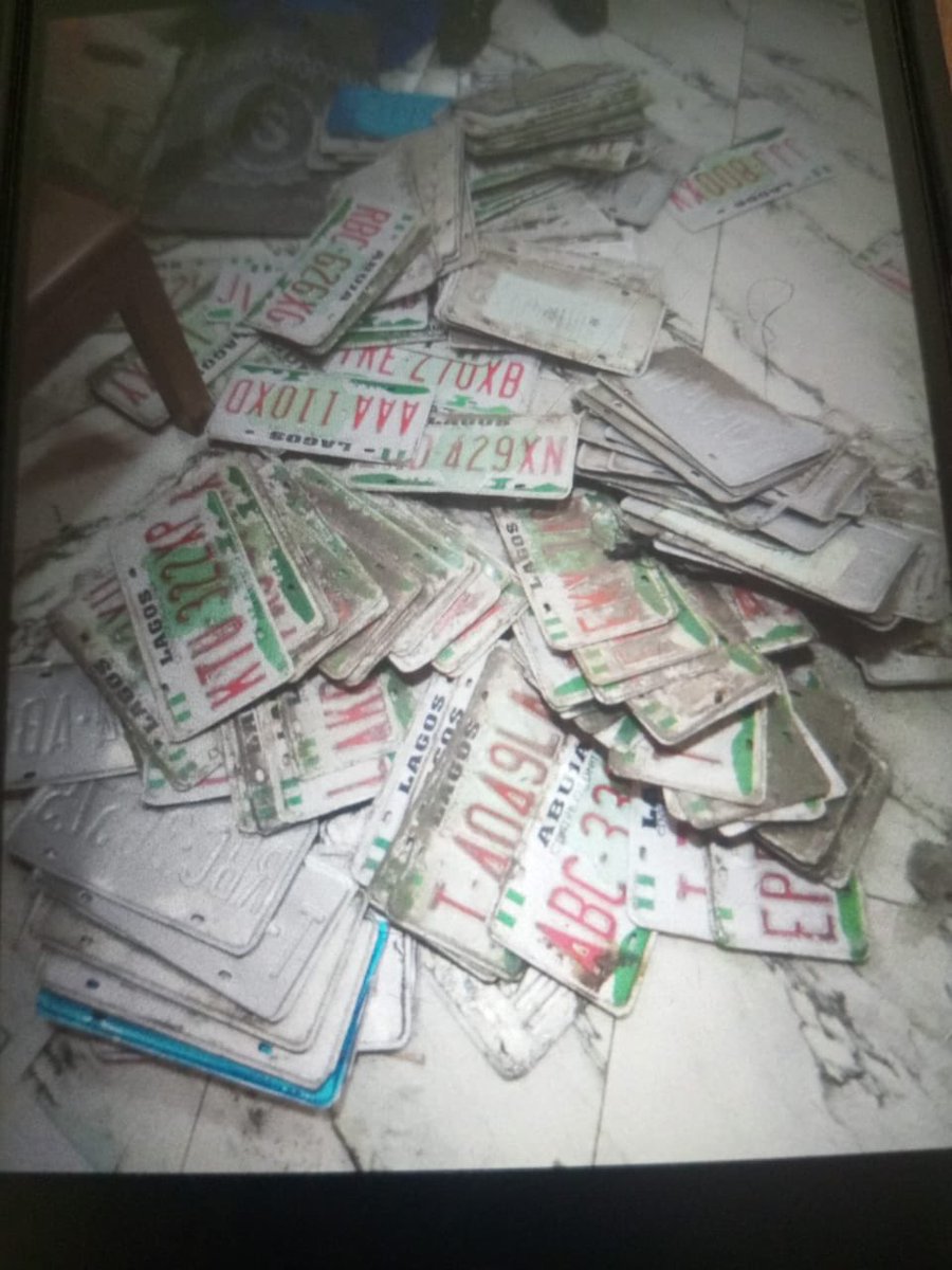 nigerianports's tweet photo. NPA BURSTS FAKE ELECTRONIC CALL-UP SYNDICATE AT MPS PRE-GATE

In a move geared towards frontally tackling the activities of unpatriotic elements sabotaging the Authority's (NPA) electronic truck traffic management (e-CallUp) system, also known as "eto.” The Authority's officials and security agents undertook a spot check of the MPS Pregate and made a mind-boggling discovery of 249 fake vehicle plate numbers and 149 units of Minimum Safety Standard (MSS) stickers.

Further checks of the terminal led to the discovery of another 164 pieces of vehicle number plates and 133 pieces of MSS stickers that are not fixed on any truck in readiness to be deployed for proxy booking.

The fake number plates and MSS tickets were immediately confiscated, and the Terminal Manager was invited for questioning.

This development validates the Authority's position on the existence of a deliberate and well-organised effort to undermine the electronic call-up system, which was initiated by the Authority to eliminate human interaction in managing traffic in and out of the ports as a measure of sustainably taming the menace of traffic gridlock hurting the national economy.

The Nigerian Ports Authority is, however, resolute in consolidating the e-call-up project and its other process automation initiatives in order to grow the maritime sector to its full potential.