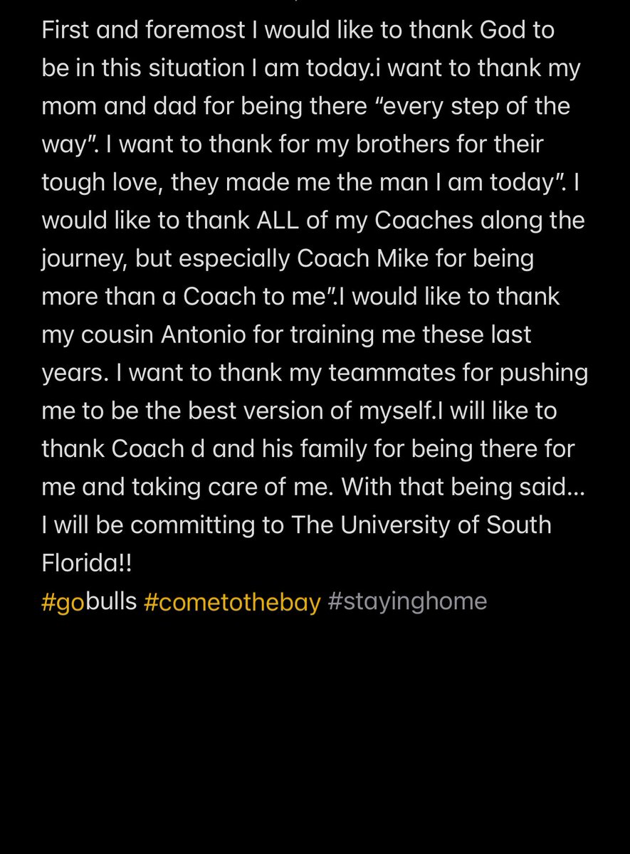Arkese parks (@arkese_parks1) on Twitter photo Staying home!! <a href="/CoachGolesh/">Alex Golesh</a> @LWashington_2  #stayinthebay Staying home!! <a href="/CoachGolesh/">Alex Golesh</a> @LWashington_2  #stayinthebay