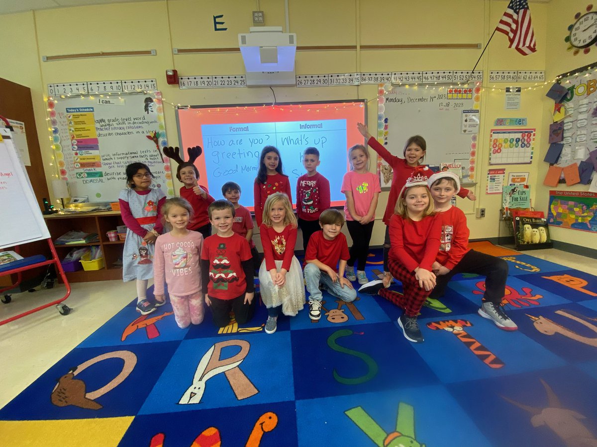 Celebrating the last week before break with Rudolph Red day! 🔴 wear your best festive accessory to celebrate tomorrow!