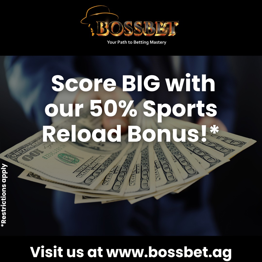 Don't miss out on our exclusive sports reload bonus and other tempting offers, which unlock endless winning possibilities on our platform. 🎁✨ Deposit now and let the winning play begin! 📲 #BossBet

#Sportsbook #bookie #SportsBonus #sportsbookbet #ReloadBonus