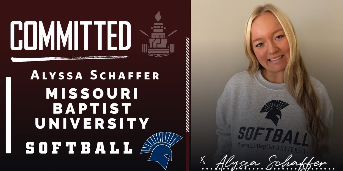Congrats to Alyssa Schaffer on her commitment to continue her education and softball career at Missouri Baptist University!! Keep playing with your H.E.A.R.T.(s).   
❤️⚓️🥎❤️