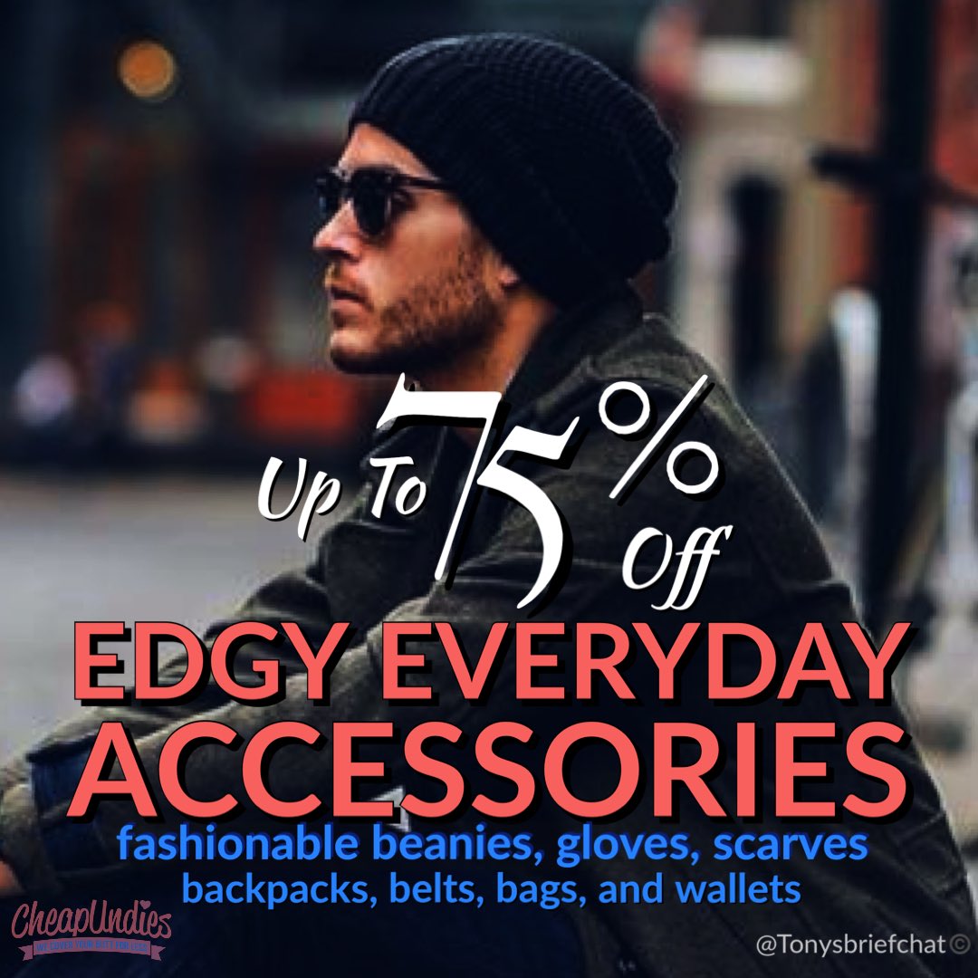 tonysbriefchat's tweet photo. Edgy Everyday Accessories•up to 75% off
Shopping & Discount Links🔹https://t.co/5I0NOkxuV5
@Tonysbriefchat @t_formica @cheapundies
#cheapundies #meninunderwear #Beaniehat #outerwearsale #gaynewyork #mensunderwear #gaysock #greysweatpants #undies https://t.co/iNUKwsmr9Q