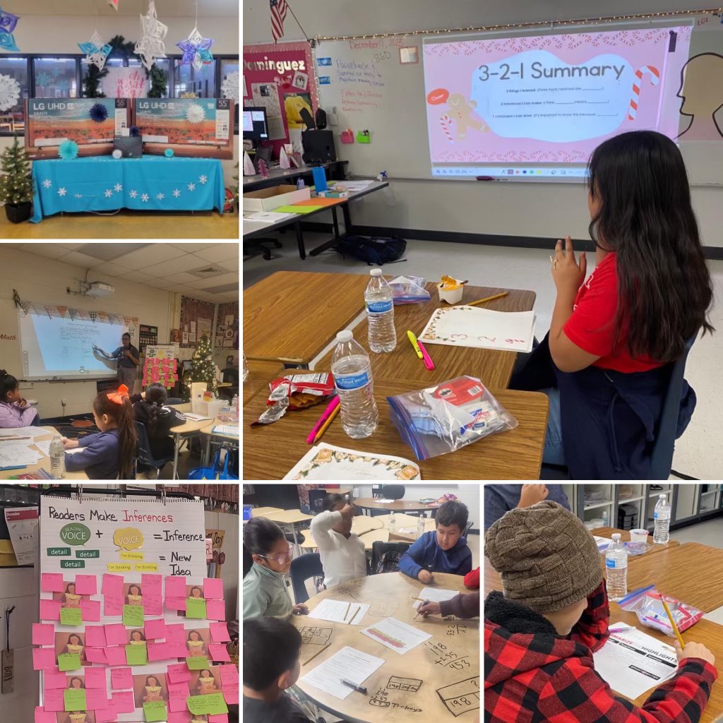 Oh what fun! 🎅🏽 #TeamSISD students across the district participated in the Winter Learning Camp. The two-day camp included innovative lessons with engaging and interactive instruction focused on math, reading and writing. Students were also eligible to win incredible prizes! ❄️