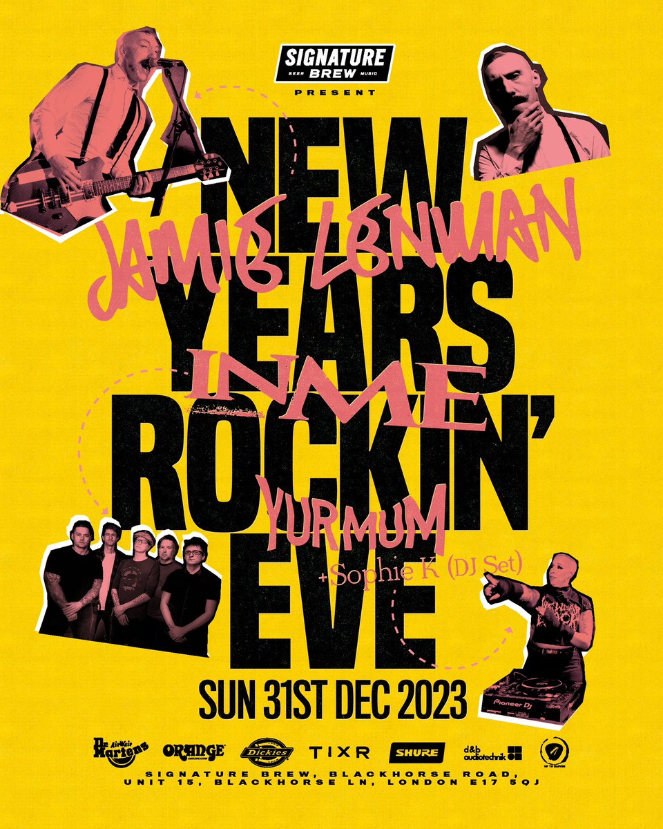 Fans &amp; listeners of <a href="/KerrangMagazine/">Kerrang!</a> &amp; <a href="/KerrangRadio/">Kerrang! Radio</a> - we’re hosting the ultimate Rock New Year’s Eve party!

Jamie Lenman!
InMe!
Yur Mum!
Sophie K from ‘On Wednesdays We Wear Black’ DJ’ing rock, emo &amp; punk classics!

Tickets available now from <a href="/Tixr_/">Tixr</a> 👉 tixr.com/e/85550