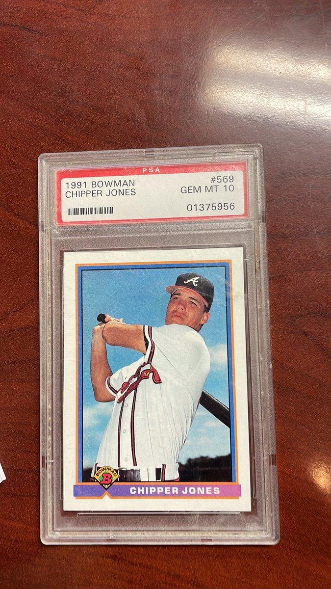 Anyone interested in this or know how much it’s worth? #Braves #ChipperJones