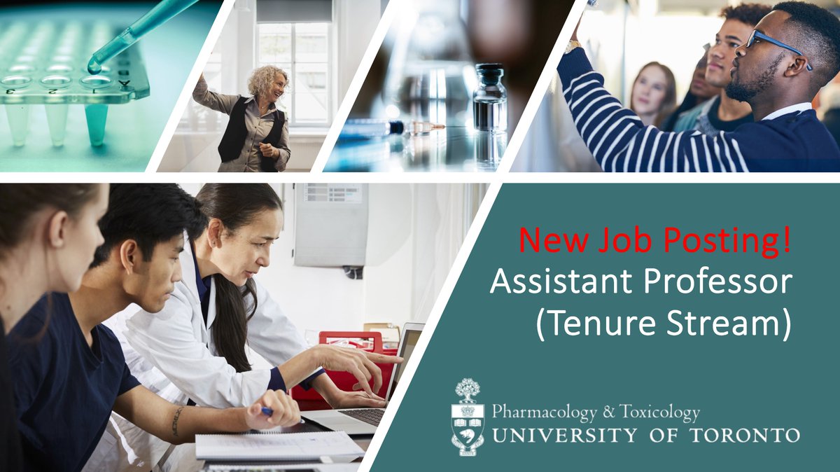 PharmacologyCanada (@pharmacologycan) on Twitter photo New Job Posting! Assistant Professor (Tenure Stream) - within the Department of Pharmacology & Toxicology, Temerty Faculty of Medicine at the University of Toronto.  Visit pharmacologycanada.org/jobs for more information! New Job Posting! Assistant Professor (Tenure Stream) - within the Department of Pharmacology & Toxicology, Temerty Faculty of Medicine at the University of Toronto.  Visit pharmacologycanada.org/jobs for more information!