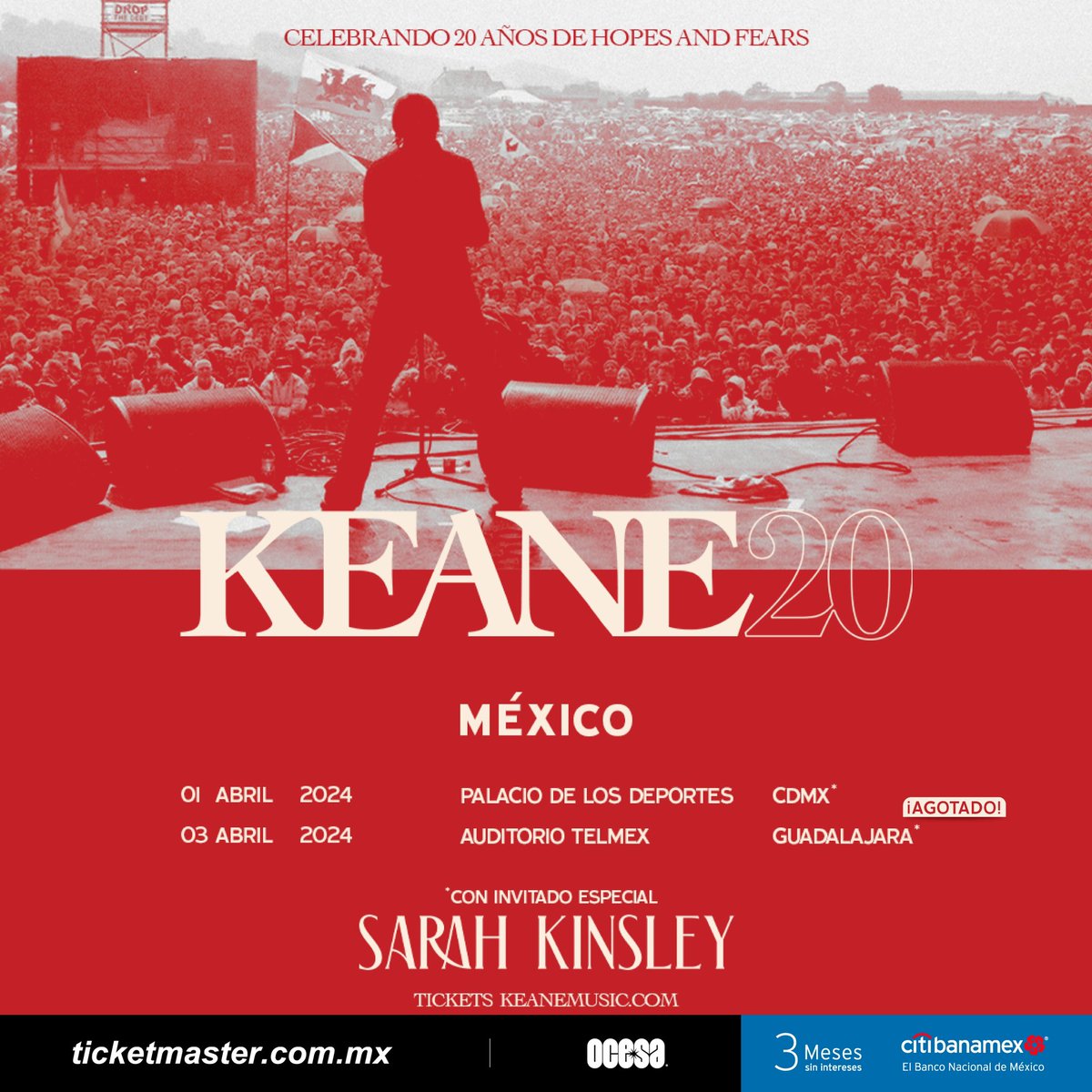 We are incredibly pleased to have the brilliant and innovative @sarahkinsleyd opening for us in Mexico City and Guadalajara! Make sure you are there early to see Sarah and her band on their first trip to Mexico. R