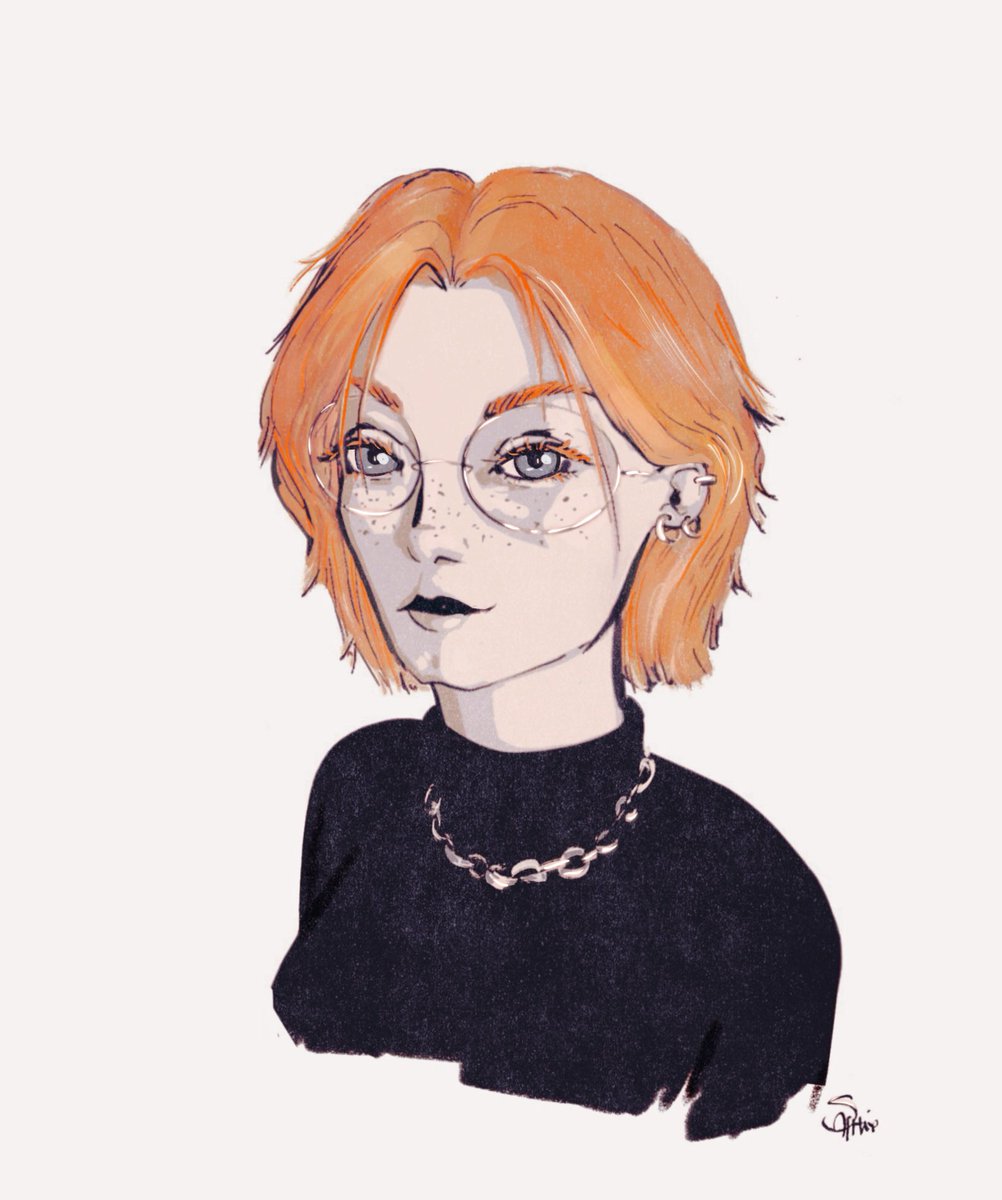 Saphhix's tweet image. I drew @impropercorvus pfp for rivals zine ✨✨