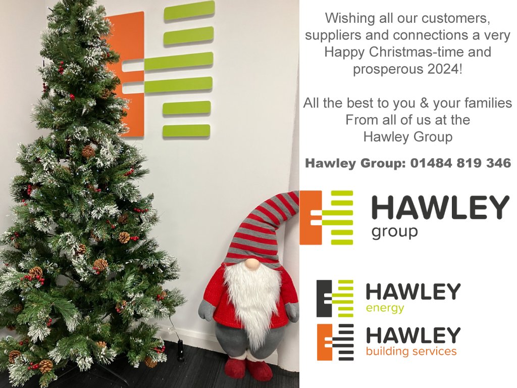 Wishing all our customers, suppliers and connections a very Happy Christmas-time and prosperous 2024
All the best to you and your families
From all of us at the Hawley Group