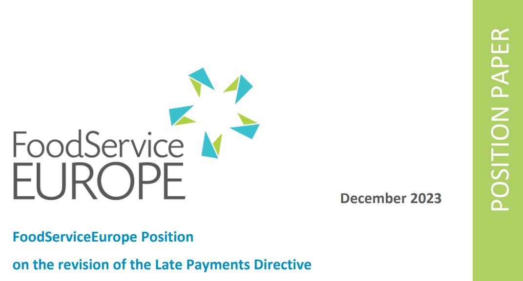 🦥#LatePayments, especially from public authorities, are still a major problem for the #ContractCatering, sector. Payment terms sometimes reach up to 200 days, creating serious burdens in terms of cash flow...
Read our #position on the proposal 📢tinyurl.com/mwdr4fny