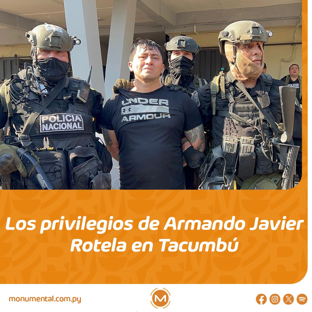 AM_1080's tweet image. 🔴 El delincuente paraguayo más peligroso de la actualidad y fundador del &quot;Clan Rotela&quot; contaba con estos privilegios dentro de la Penitenciaría Nacional de Tacumbú:

👉🏼 3 perros de la raza pitbull.

👉🏼 Una cantidad importante de gallos de riña.

👉🏼 Tenía una especie de…