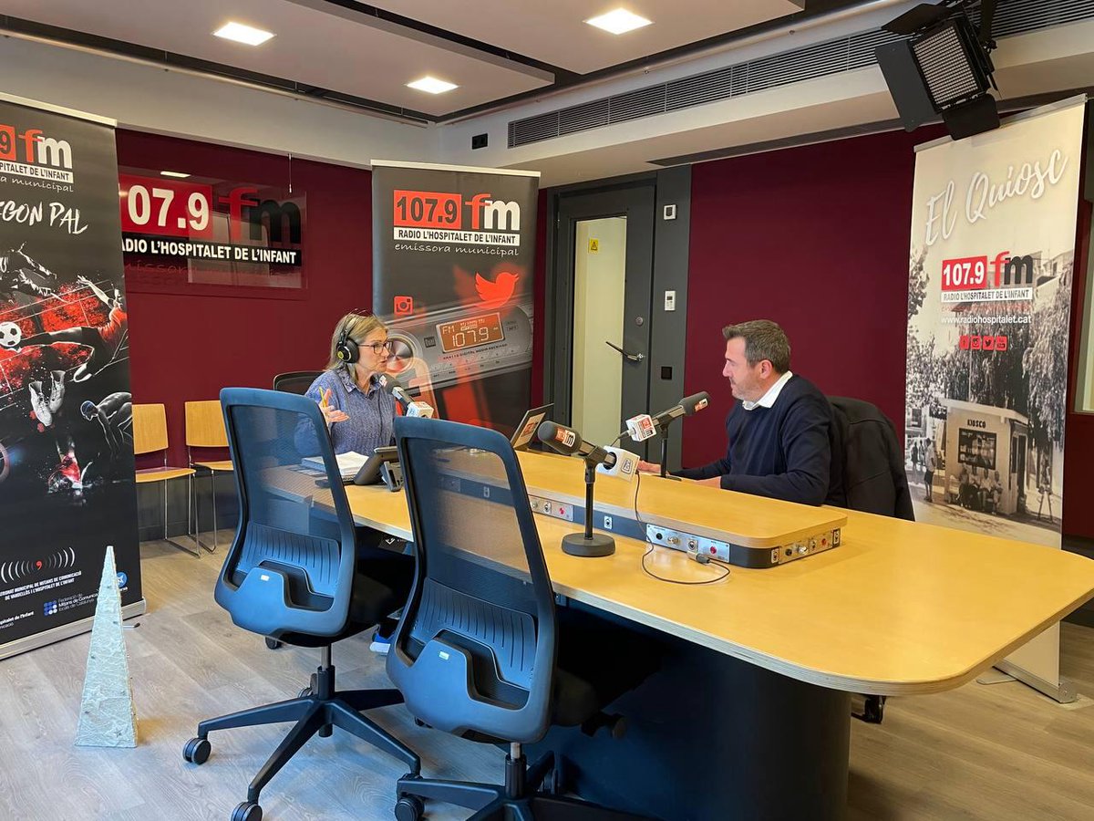 📻Entrevista a l'alcalde de Mont-roig del Camp Fran Morancho a l'emissora local Ràdio L'Hospitalet de L'Infant, parlant de diverses qüestions d'actualitat
📲Entrevista: radiohospitalet.cat/programs/entre…