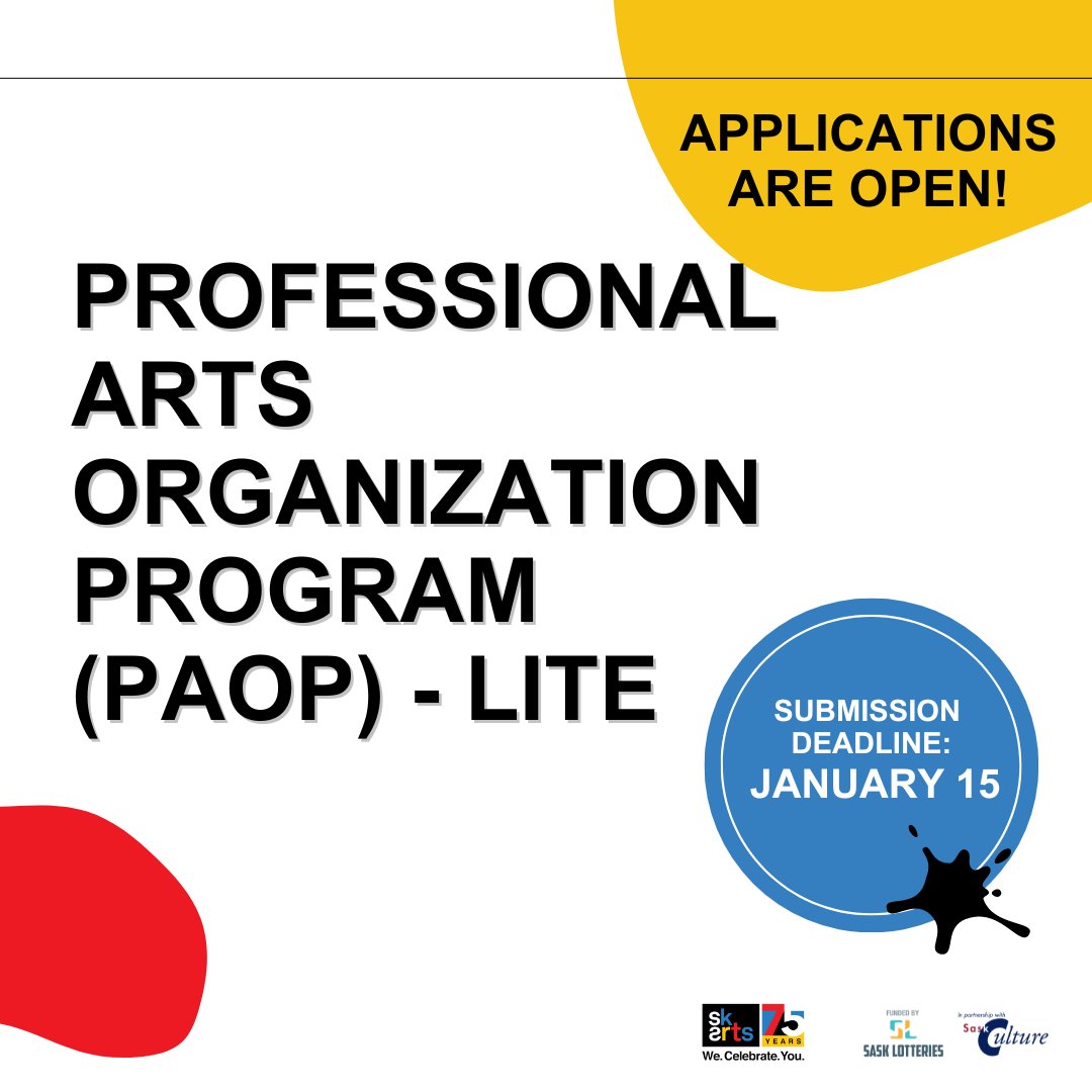 The Professional Arts Organizations Program contributes to eligible organizations' and groups' arts programs and services, governance, management, administration, and operational functions through multi-year support. Deadline is January 15, 2024. #canadianartists #artsfunding