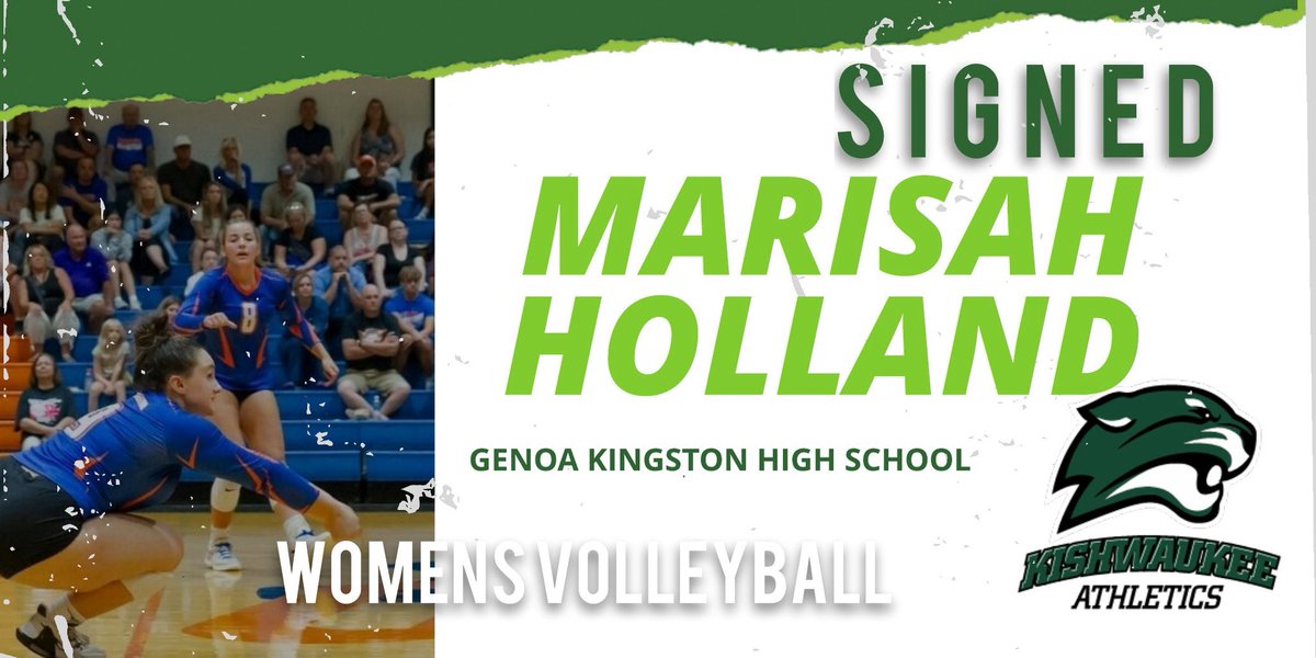 GK Volleyball (@cogsvball) on Twitter photo Congratulations Marisah Holland!! Well deserved. You'll make GK proud at <a href="/kougarathletics/">Kishwaukee College Athletics</a> with coach Zach. Congratulations Marisah Holland!! Well deserved. You'll make GK proud at <a href="/kougarathletics/">Kishwaukee College Athletics</a> with coach Zach.