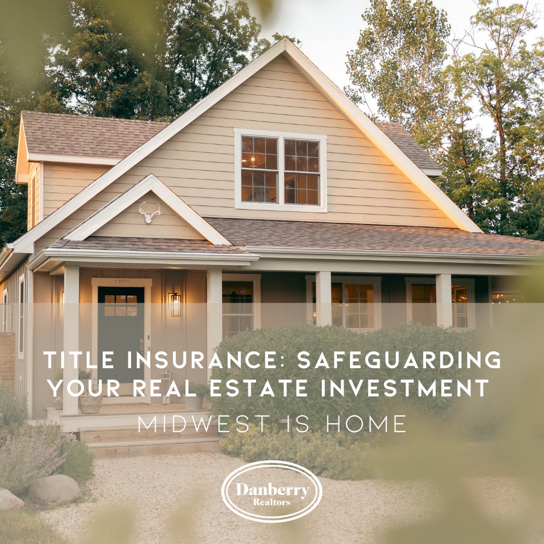 Title insurance is a crucial component of real estate transactions that shields against potential ownership disputes and unforeseen issues that may arise with a property's title 📲 bit.ly/41pTvei

#TitleInsurnace #MidwestIsHome #HomeStartsHere #TheDanberryCo