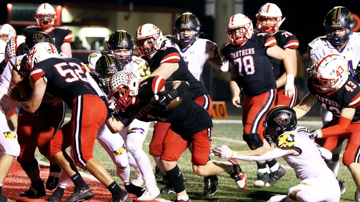 2023 Creston Panther Offense

Total Yards: 5526 (1st)
Yards Per Game:  460.5 (1st)
Yards Per Play: 8.7 (1st)
Pass Yards Per Game:   256.1 (1st)
Completion %: 64.5 (2nd)
Points Per Game:  38.75 (3rd)
Rush Yards Per Game:  204.33 (5th)
20+ Yard Plays: 77

Special group of DUDES!