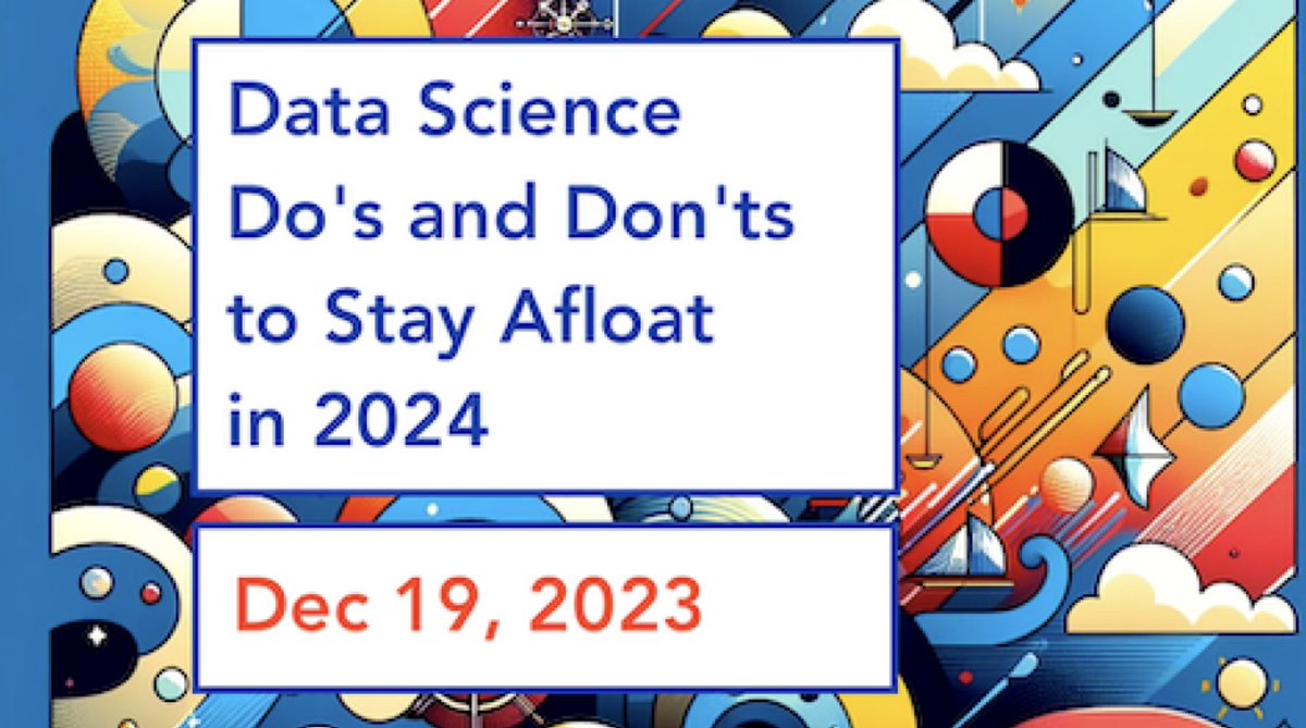 🤔Curious what seasoned #DataScientists &amp; #DataEngineering pros are thinking about for 2024? Join us Dec 19 to learn practical #skills that #data teams can master to generate &gt;value for their orgs, from #LLMs to #DataAnalytics👇us06web.zoom.us/webinar/regist…