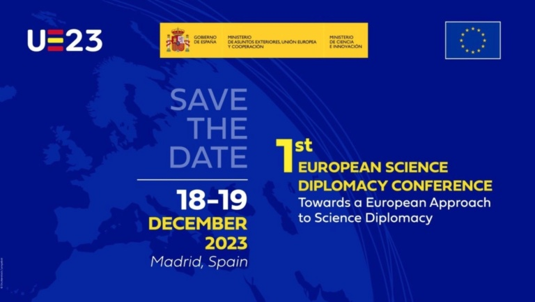 Excited to be part of the 1st EU Science Diplomacy Conference under the Spanish Presidency of the Council of the EU! Join us in Madrid on 18-19 December 2023, where scientists and diplomats from across the EU will come together for this hybrid event. #EUSciDipMadrid