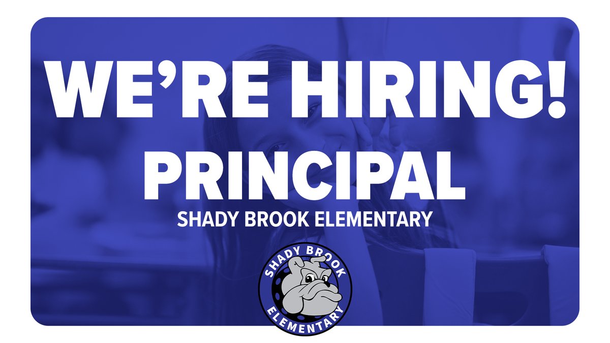 Shady Brook Elementary is looking for its next great leader! 🤩 Apply today➡️ bit.ly/KCSSBPrincipal #myKCS