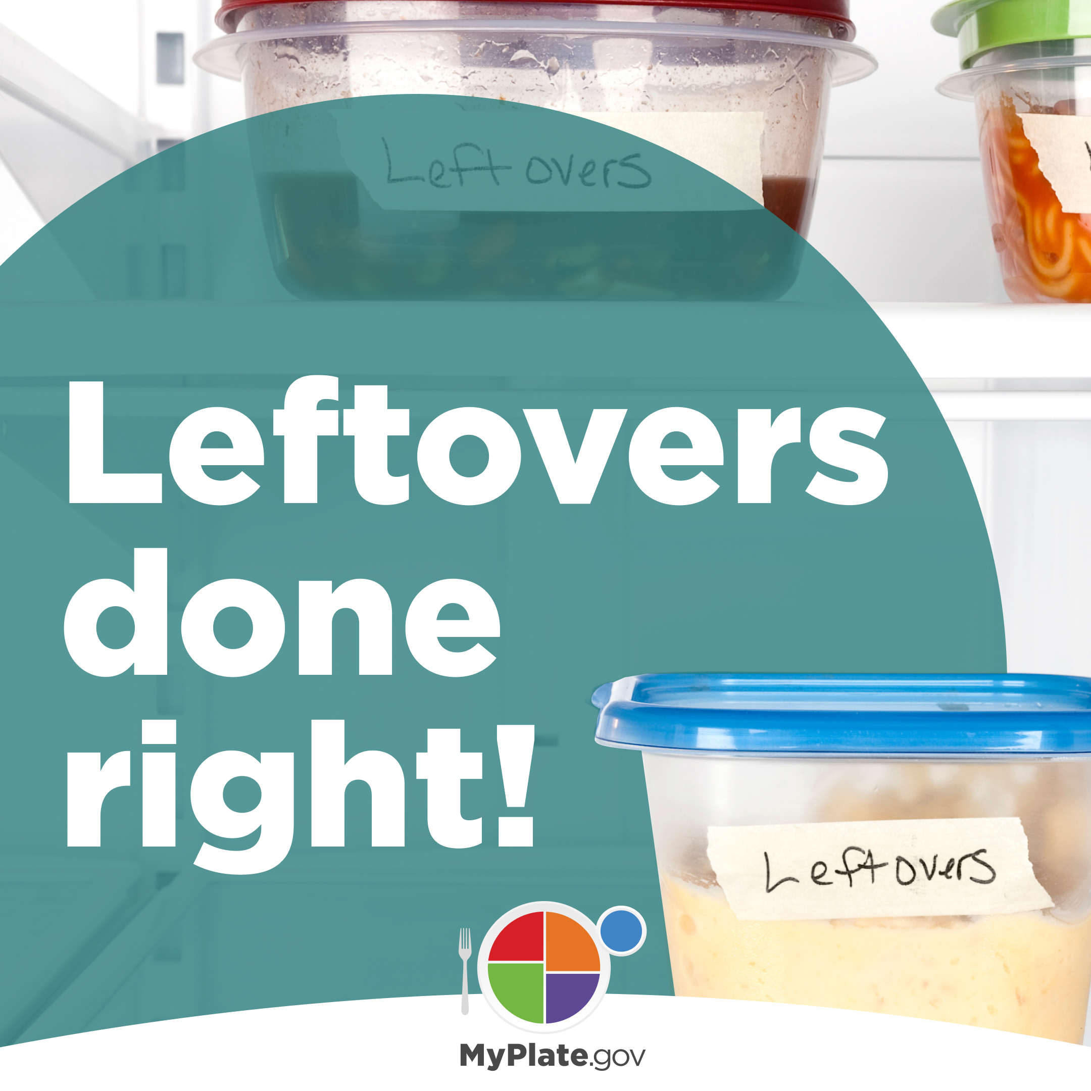 Safely store holiday leftovers
