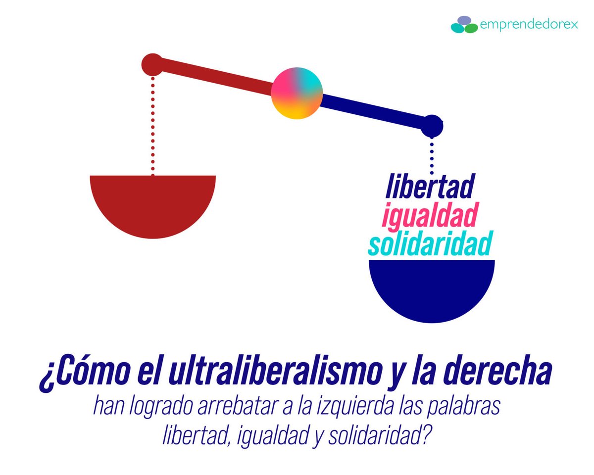 CÓMO EL ULTRALIBERALISMO Y LA DERECHA HAN ARREBATADO A LA IZQUIERDA SUS SEÑAS DE IDENTIDAD. Cómo han ganado la batalla del relato y se han apropiado de las palabras libertad, igualdad y solidaridad. ¡Vamos a verlo! Adelante!!! juancarloscasco.emprendedorex.com/como-el-ultral…