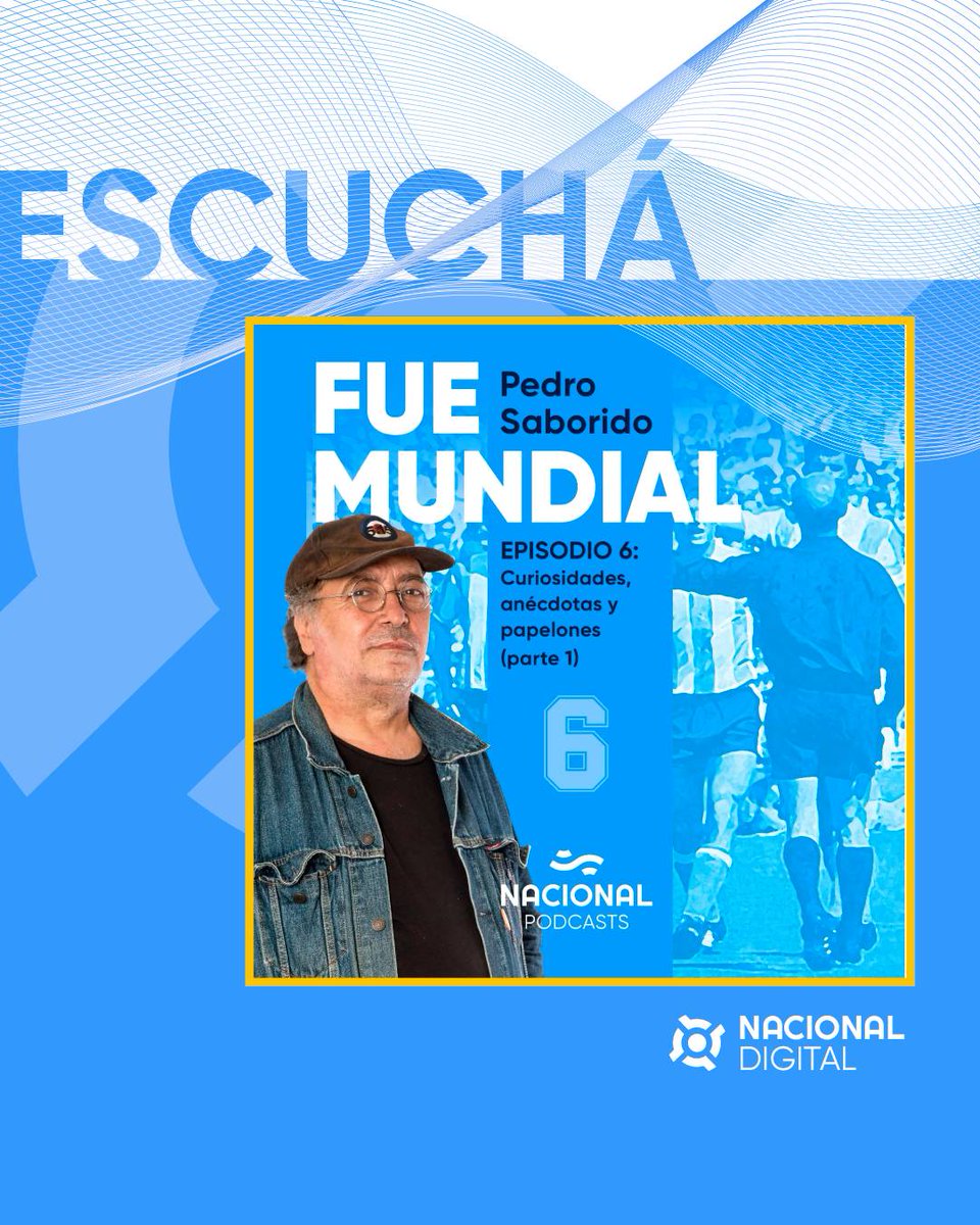 🔊 Esta semana en #NacionalDigital

Te invitamos a escuchar "FUE MUNDIAL" - PEDRO SABORIDO – CAP. 6 CURIOSIDADES, ANÉCDOTAS Y PAPELONES  PRIMERA PARTE

No te pierdas este y muchos más contenidos en 👇
nacionaldigital.com.ar