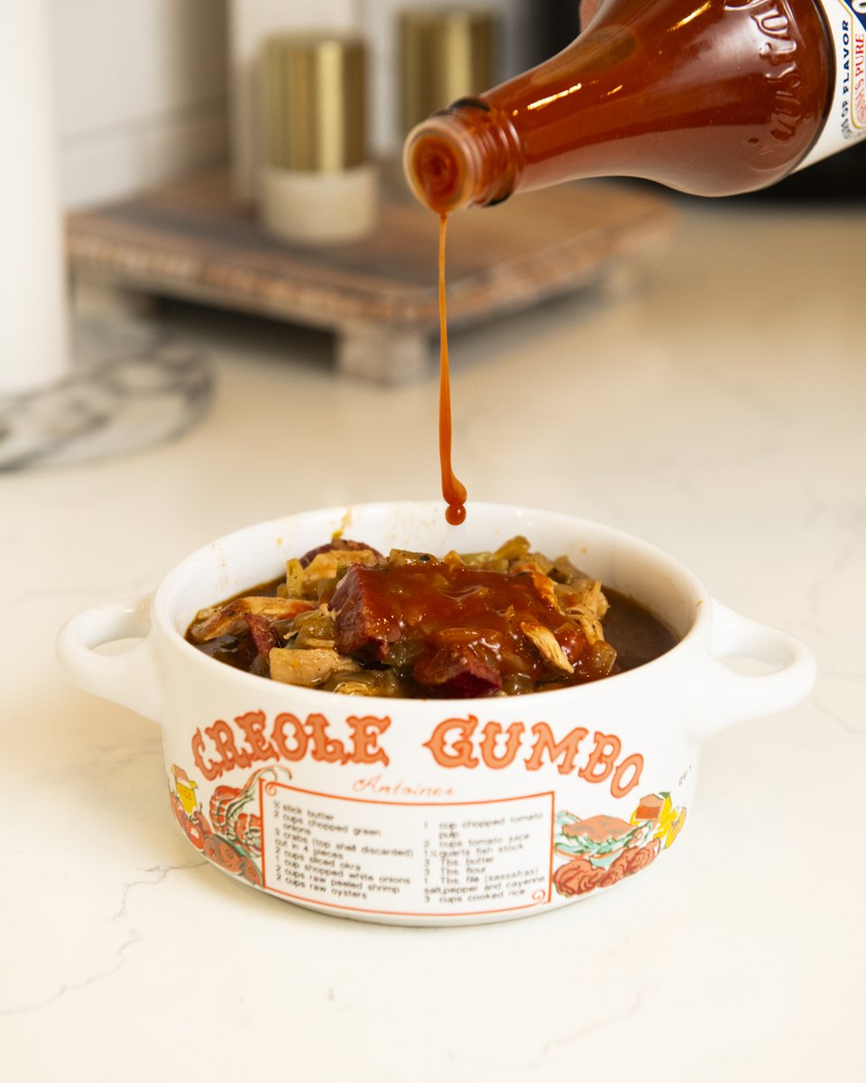 Blue Runner (@bluerunnerfoods) on Twitter photo How do you spice up your gumbo? We love hitting ours with some <a href="/CrystalHotSauce/">Crystal Hot Sauce</a> for that extra flavor 🤌 How do you spice up your gumbo? We love hitting ours with some <a href="/CrystalHotSauce/">Crystal Hot Sauce</a> for that extra flavor 🤌