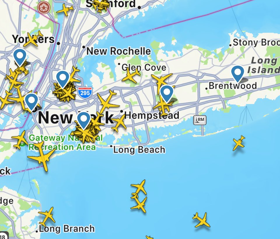 ema86387555's tweet photo. Two hrs later-same loopy loop ,the $$$ express..the minimum acknowledgment should be tax breaks for each person that volunteers for lead study on 22LR approach..WAIT.. there is NO lead study.. why is this ok? #airspiracy @GovKathyHochul @PANYNJ @Newsday @MSNBC 🤢 https://t.co/OB95bYA1Ct