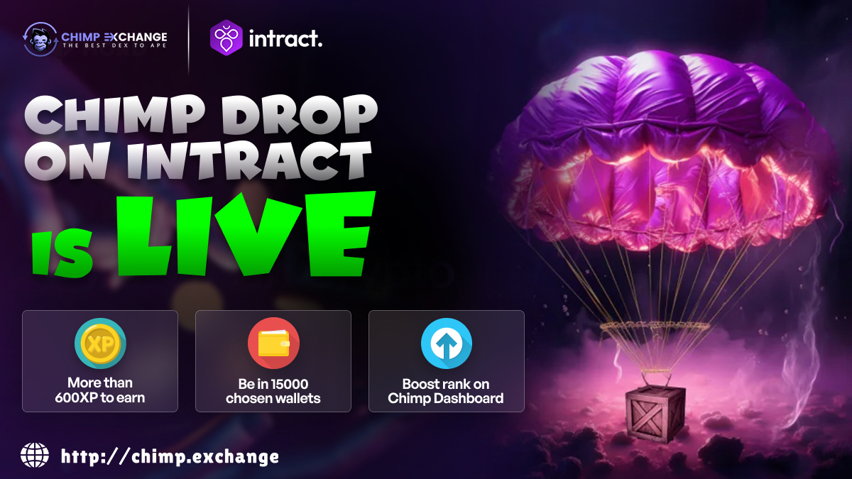 🚨The BIG news is finally here !

🟣 We are thrilled to announce our groundbreaking partnership with Web3 pioneer @IntractCampaign. 🚀

🟣 Together, we are launching the much-anticipated “ChimpDrop Quests” campaign! 🐒

➡️ Join here : intract.io/quest/6573222e…

🎁 Complete