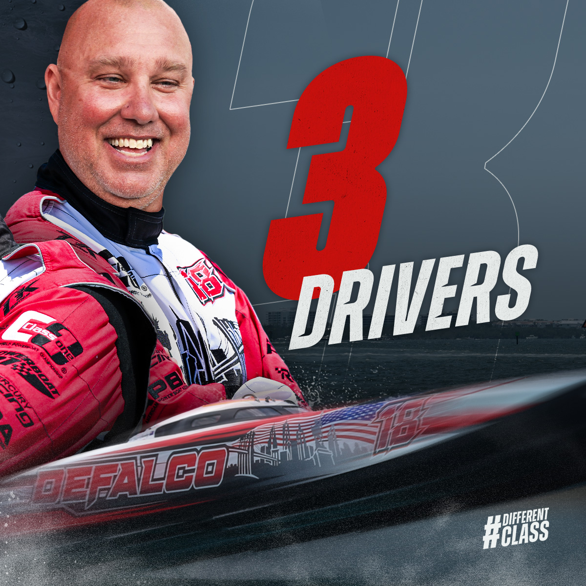 A tough season for Team Defalco, but an exciting new addition to the team with throttleman Billy Moore 💪

#Class1 #DifferentClass